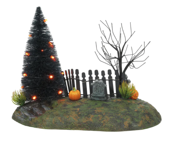 Department 56. FRIGHT NIGHT LIT BASE. Halloween Village Accessory. 6007708.