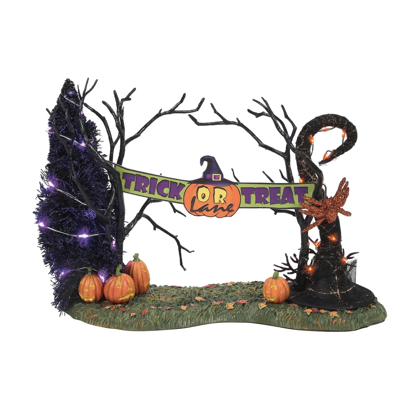 Department 56. Halloween Village Accessory. TRICK OR TREAT LANE ENTRANCE. 6012299.