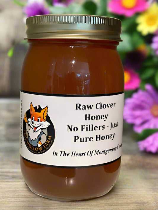 Raw Clover Honey- No Fillers