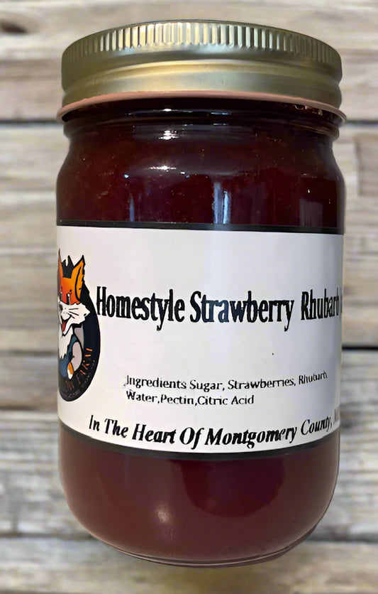 Homestyle Strawberry Rhubarb Jam