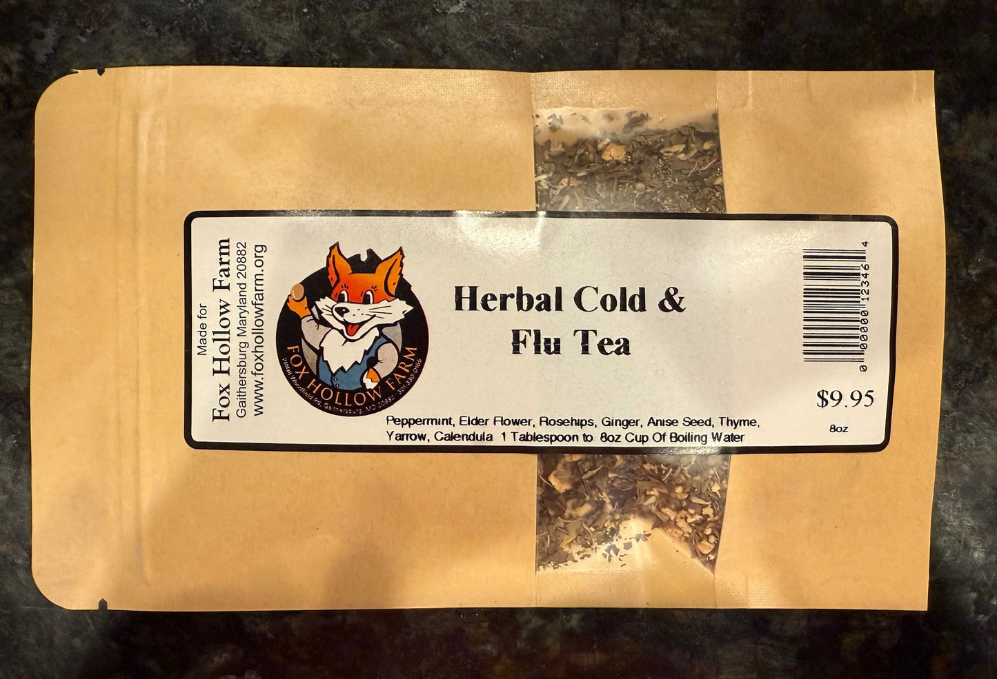 Herbal Cold & Flu Tea - Just In Time For Flu Season