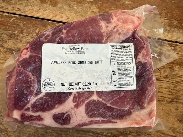 Berkshire Pork Butt (Shoulder) 100% Pastured