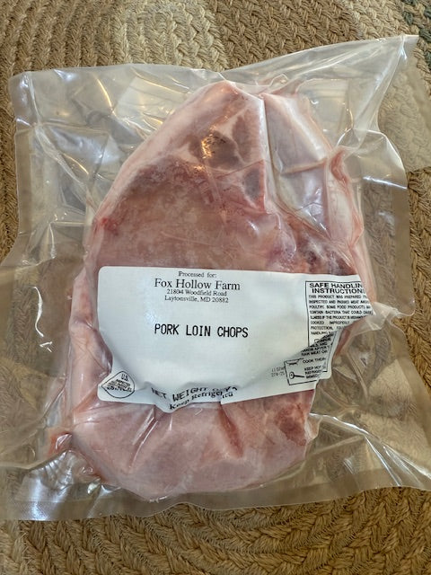 Berkshire Pork Loin Chops 100% Pastured