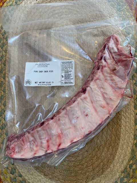 Berkshire Pork Baby Back Ribs 100% Pastured