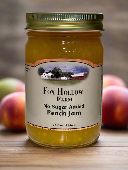 No Sugar Added Peach Jam