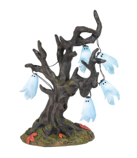 Department 56. ILLUMINATED GHOST TREE. Halloween Village Accessory. 6005571