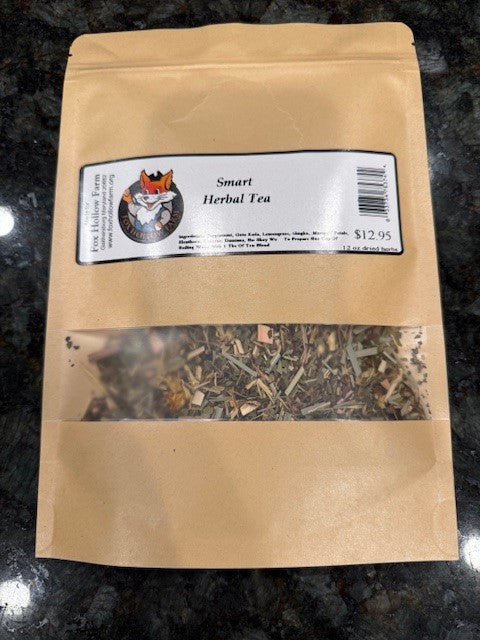 Herbal Tea - Smart Tea - Mental Clarity, Concentration, & Memory