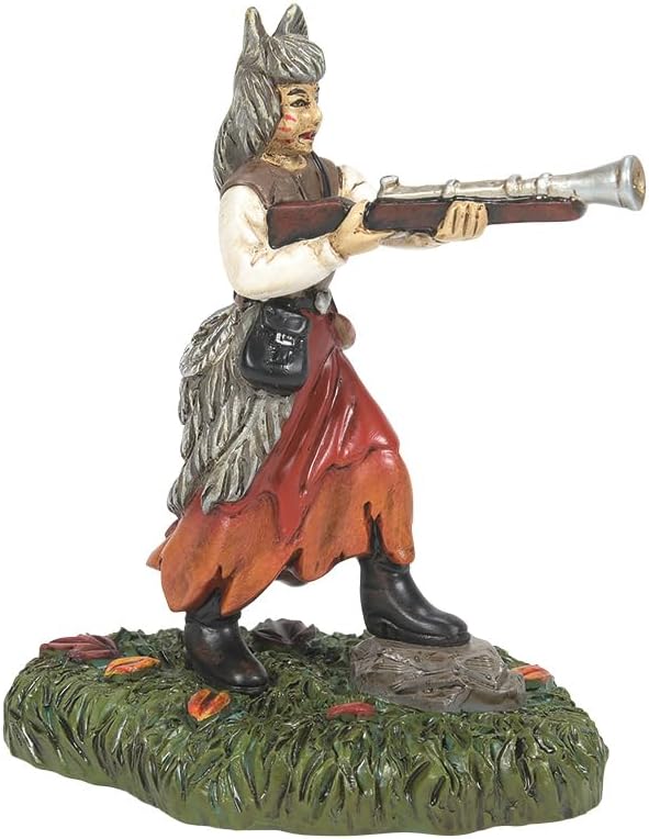 Department 56. Werewolf Hunter (Haunted Rails). Halloween Village Accessory. 6014051