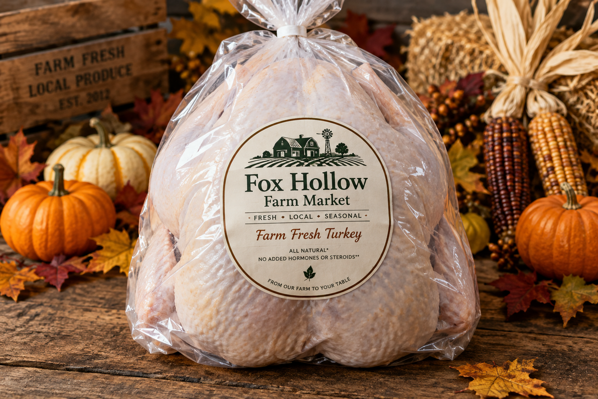 2026 Thanksgiving Turkey - Pastured Out On Grass & Sunshine