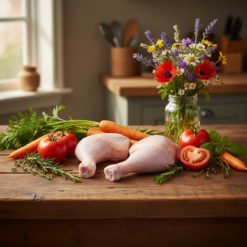 Pastured Young Chicken Legs 1.5 lbs.