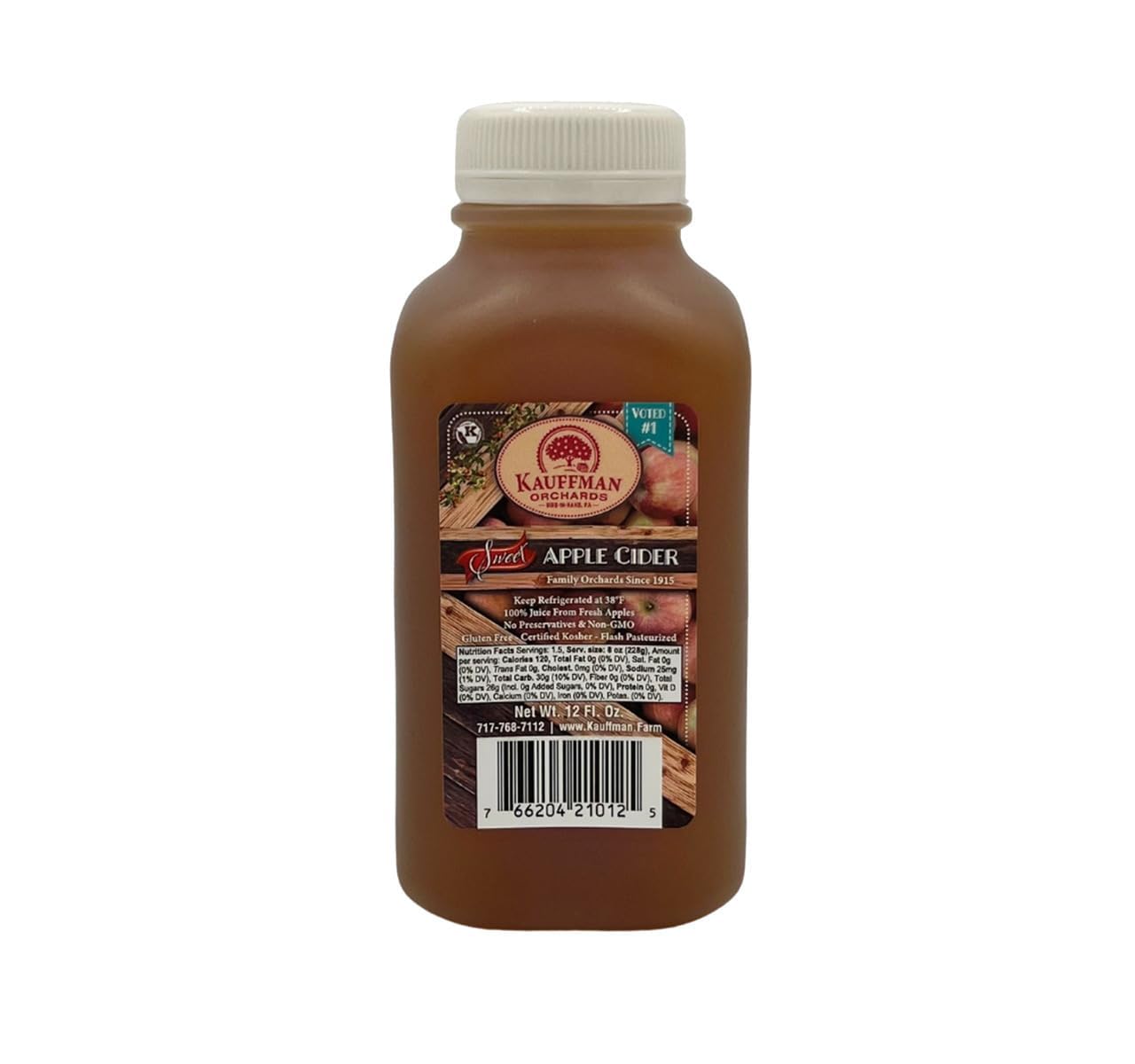 NS Added Unfiltered Apple Cider - Award Winning Drink Single Serving