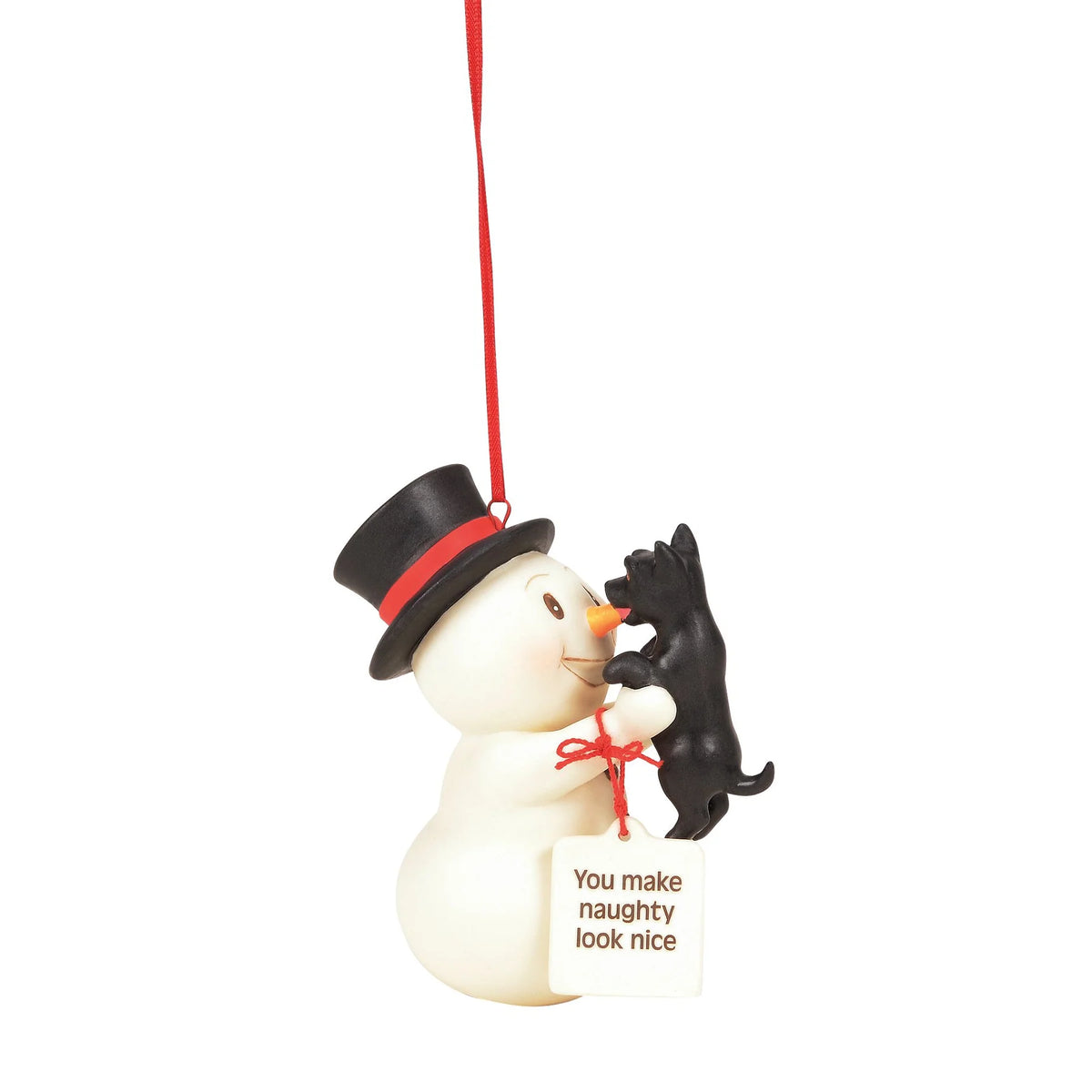You Make Naughty Look Nice - Snowpinion # 6018180 New Department 56 Ornament