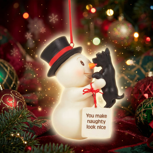 You Make Naughty Look Nice - Snowpinion # 6018180 New Department 56 Ornament