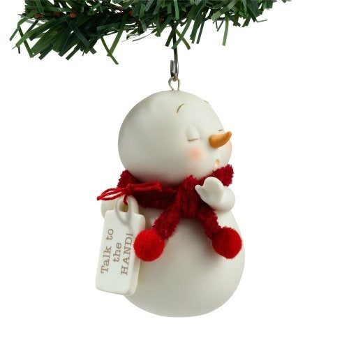 Talk To The Hand - Snowpinion # 4020045 Department 56 Ornament