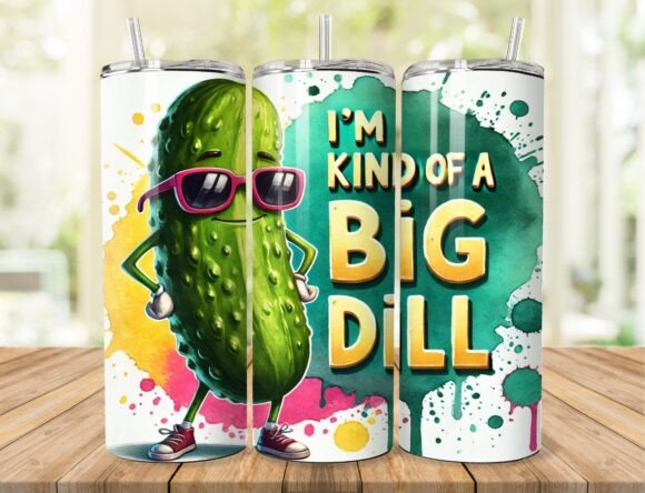 I'm Kinda A Bill Dill 20 oz Tumbler Stainless Steel Straw 3PC Set