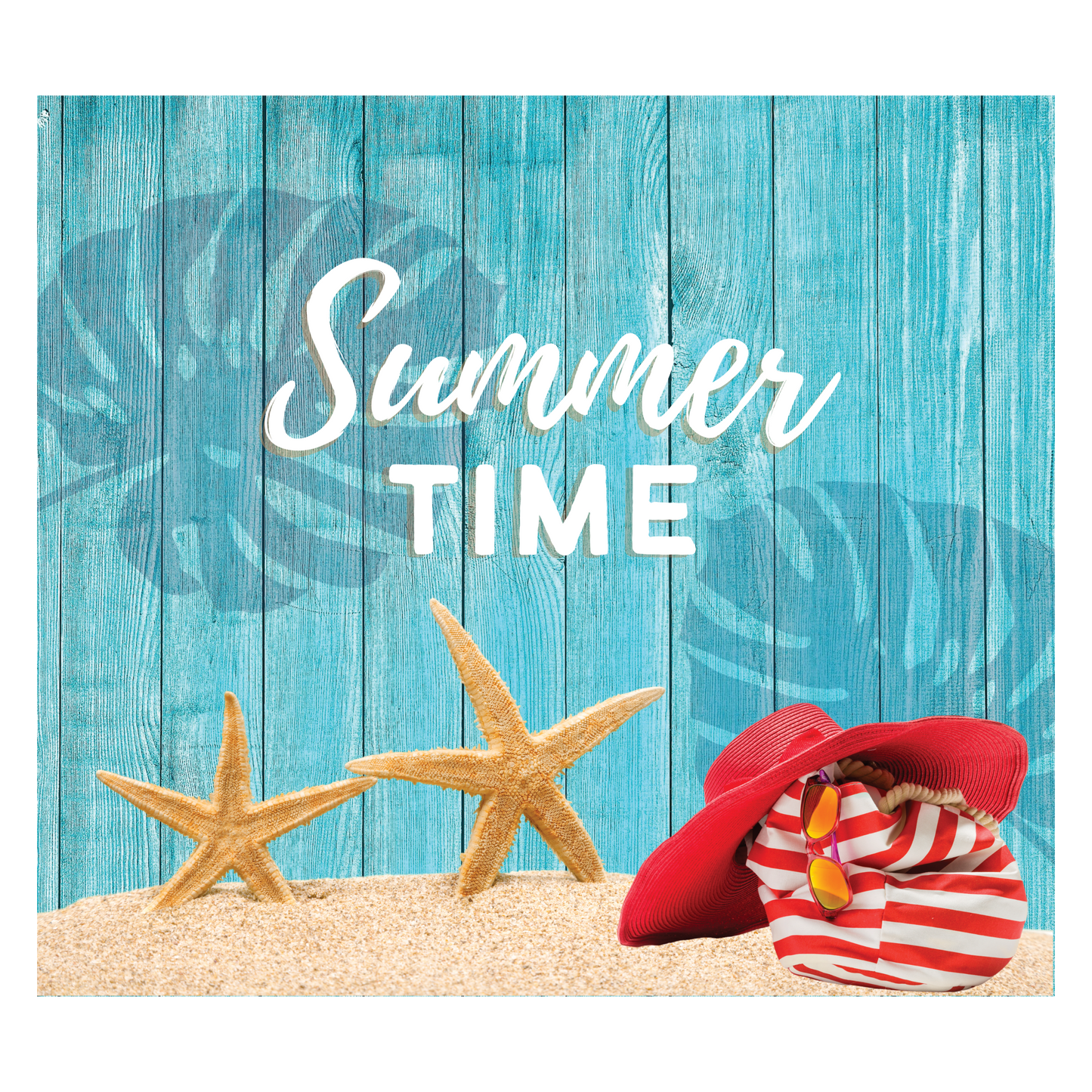 Summer Time 20 oz Tumbler Stainless Steel Straw 3PC Set