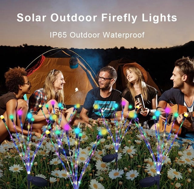 Outdoor Solar Powered Firefly Garden Light