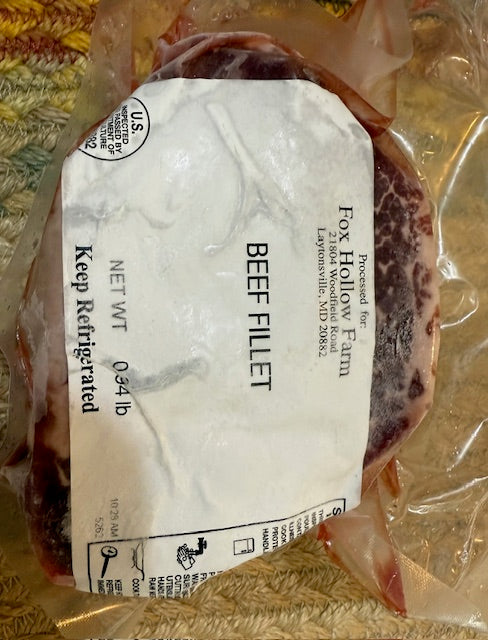 Hereford Beef Fillet Mignon 2" Thick Steaks 100% Grass-Fed & Finished