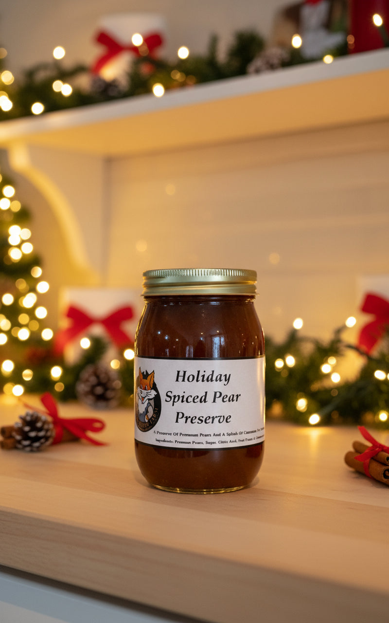 Holiday Spiced Pear Preserve -  Only Available 2025