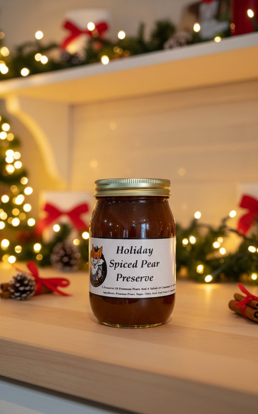 Holiday Spiced Pear Preserve -  Only Available 2025