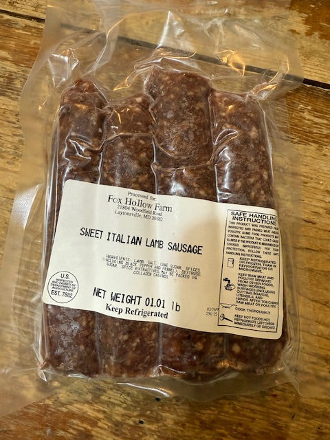 Southdown Lamb - Sweet Italian Sausages 100% Grass-Fed & Finished
