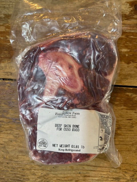 Hereford Beef Shank Meat Bone 100% Grass-Fed & Finished