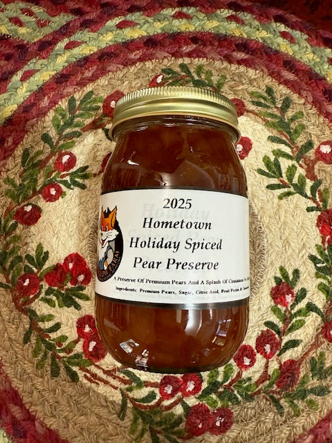 Holiday Spiced Pear Preserve -  Only Available 2025