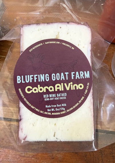 Goat Milk Cabra Al Vino Cheese Red Wine