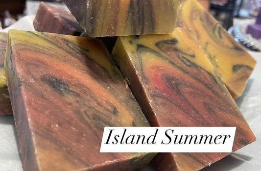 Island Summer Soap 1 Bar 2 Bars or 3 Bars