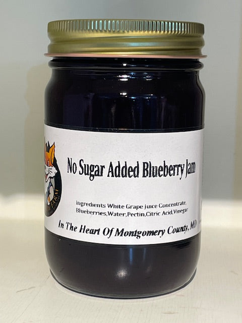 No Sugar Added Blueberry Jam