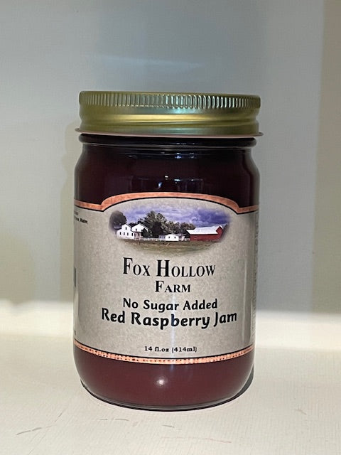 No Sugar Added Red Raspberry Jam