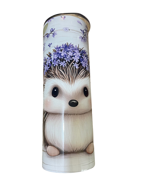 Sweet Hedgehog 20 oz Tumbler Stainless Steel Straw 3PC Set