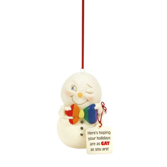 Hope Your Holidays Are Gay - Snowpinion # 6014224 New Department 56 Ornament