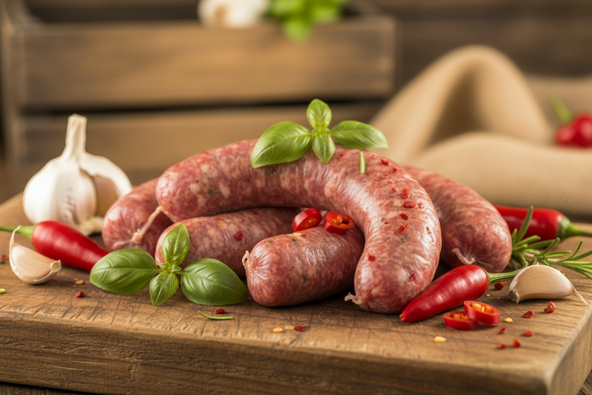 Berkshire Pork Hot Italian Sausage 100% Pastured