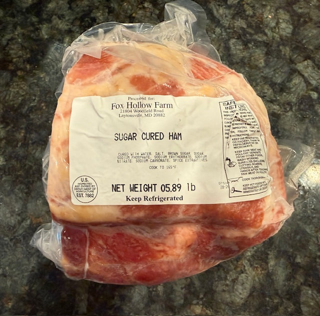 Berkshire Pork - Sugar Cured Ham Boneless 100% Pasture Raised