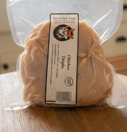Pastured Young Chicken Thighs 1.5 lbs.