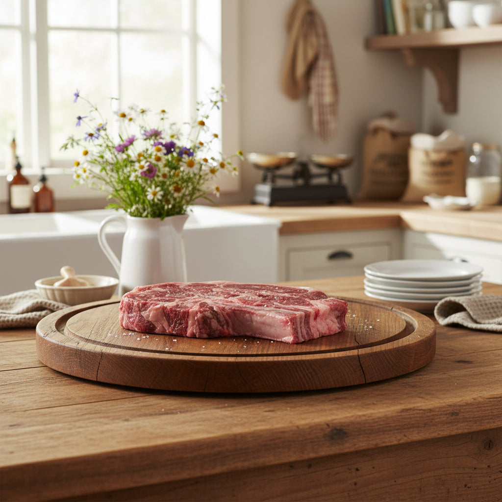 Goat Cabrito Shoulder Steak 1' Thick pk/2 100% Grass-Fed & Finished