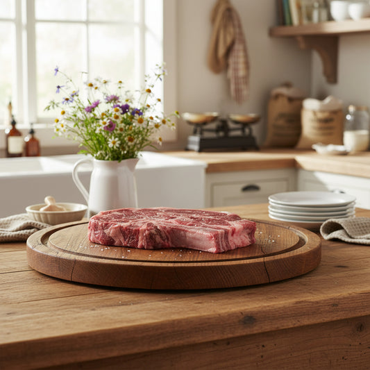 Goat Cabrito Shoulder Steak 1' Thick pk/2 100% Grass-Fed & Finished