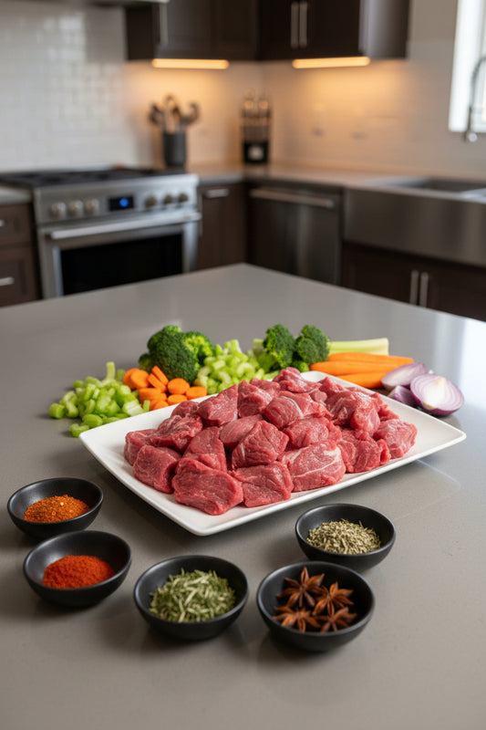 Goat Cabrito Premium Stew Cubes 100% Grass-Fed & Finished